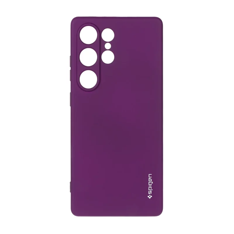 قاب سیلیکونی Spigen محافظ لنزدار Samsung Galaxy S25 Ultra - ارغوانی - تصویر 2