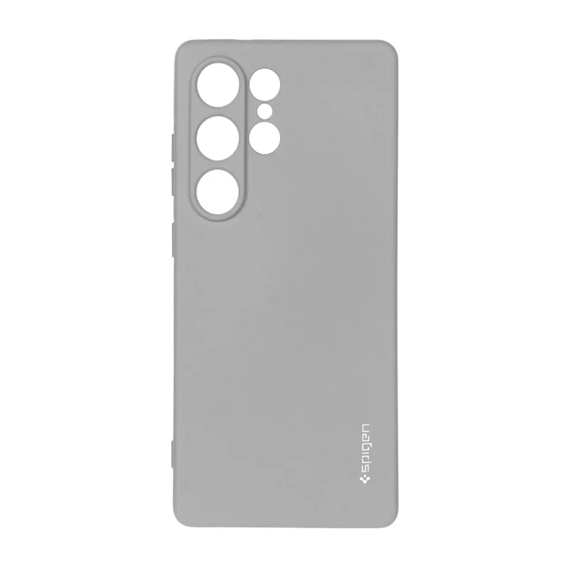 قاب سیلیکونی Spigen محافظ لنزدار Samsung Galaxy S25 Ultra - طوسی - تصویر 2