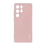 قاب سیلیکونی Spigen محافظ لنزدار Samsung Galaxy S25 Ultra - صورتی چرک