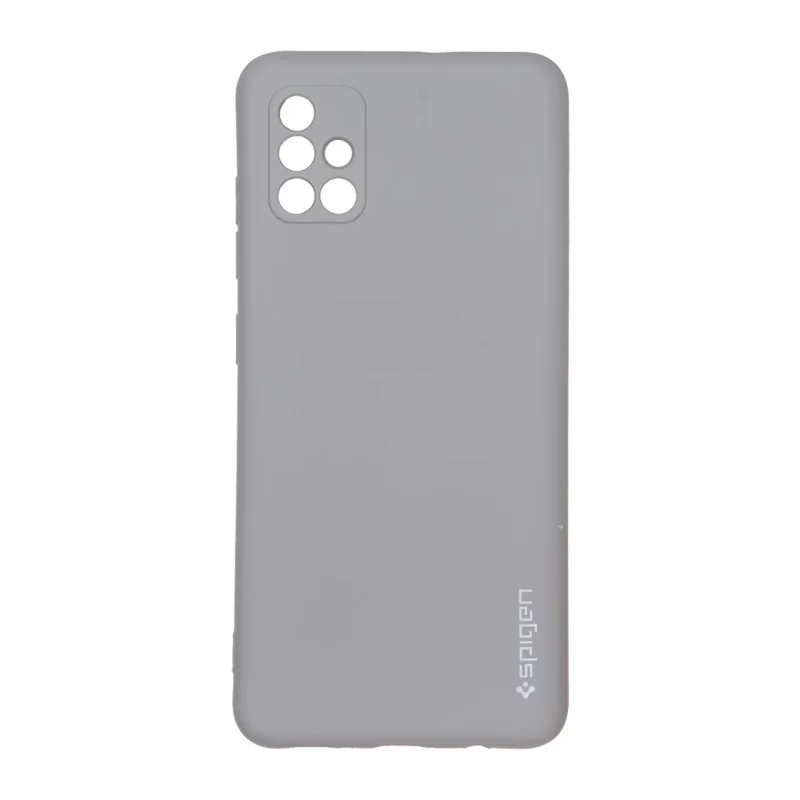 قاب سیلیکونی Spigen محافظ لنزدار Samsung Galaxy A51 / M40s - طوسی - تصویر 2