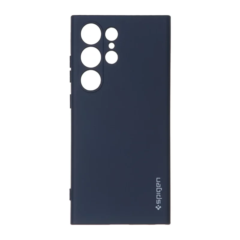 قاب سیلیکونی Spigen محافظ لنزدار Samsung Galaxy S24 Ultra - سرمه ای - تصویر 2