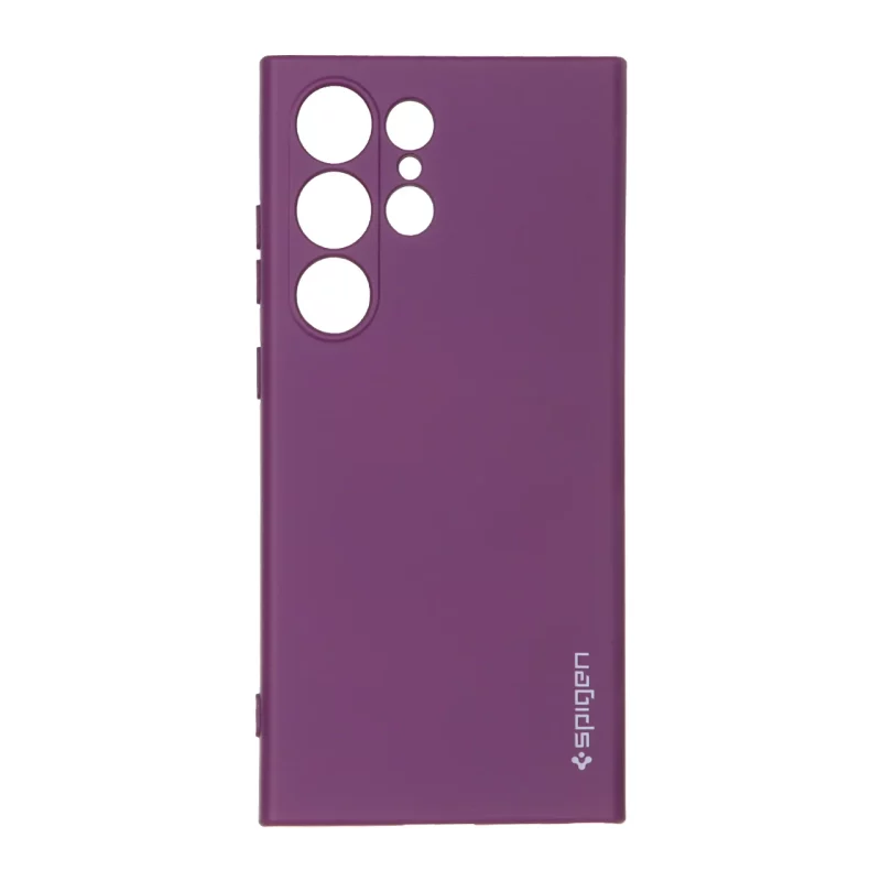 قاب سیلیکونی Spigen محافظ لنزدار Samsung Galaxy S24 Ultra - ارغوانی - تصویر 2