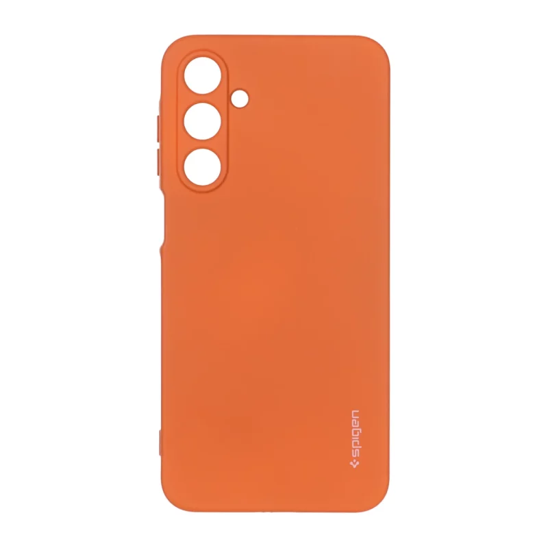 قاب سیلیکونی Spigen محافظ لنزدار Samsung Galaxy A16 - نارنجی - تصویر 2