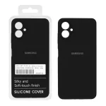 قاب سیلیکونی پاک کنی اورجینال درجه یک Samsung Galaxy A06 - مشکی (پک دار)