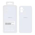 قاب سیلیکونی پاک کنی اورجینال درجه یک Samsung Galaxy A06 - سفید (پک دار)