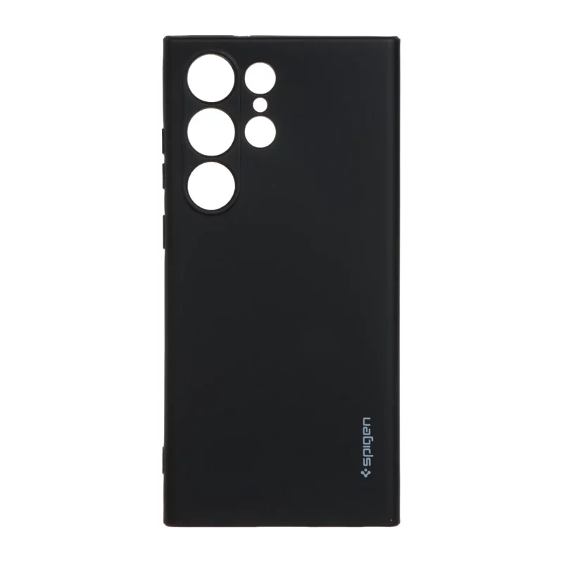 قاب سیلیکونی Spigen محافظ لنزدار Samsung Galaxy S23 Ultra - مشکی - تصویر 2
