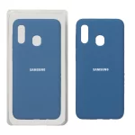 قاب سیلیکونی پاک کنی اورجینال Samsung Galaxy A30 / A20 - آبی تیره (پک اصلی)