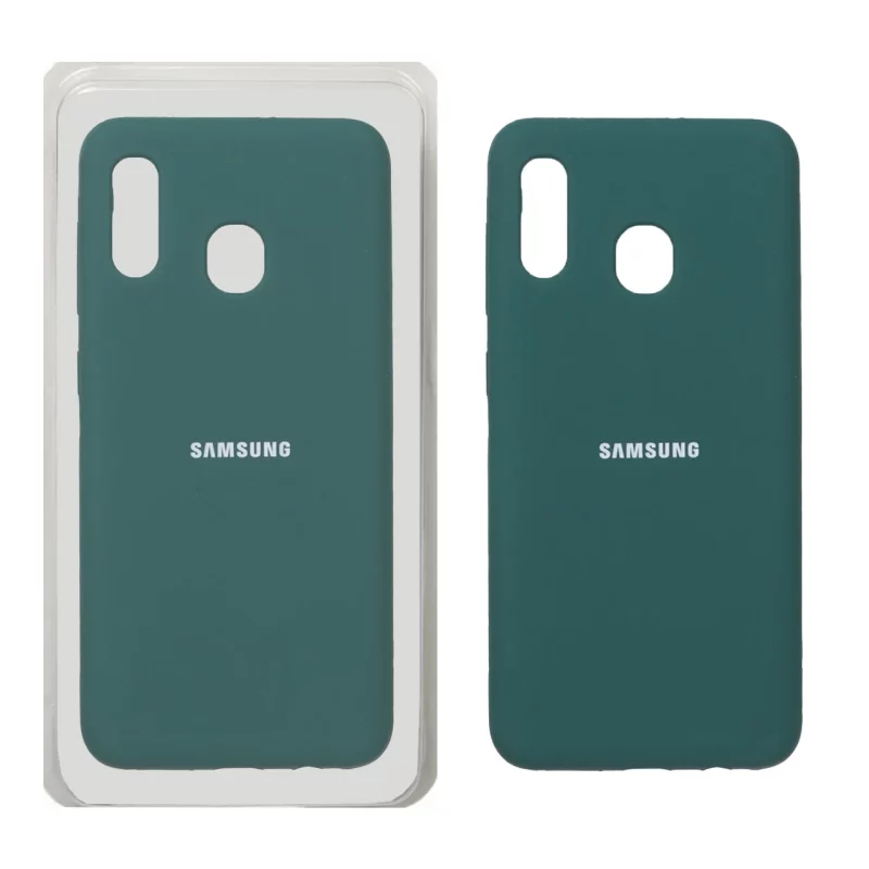 قاب سیلیکونی پاک کنی اورجینال Samsung Galaxy A30 / A20 - سبز (پک اصلی) - تصویر 2