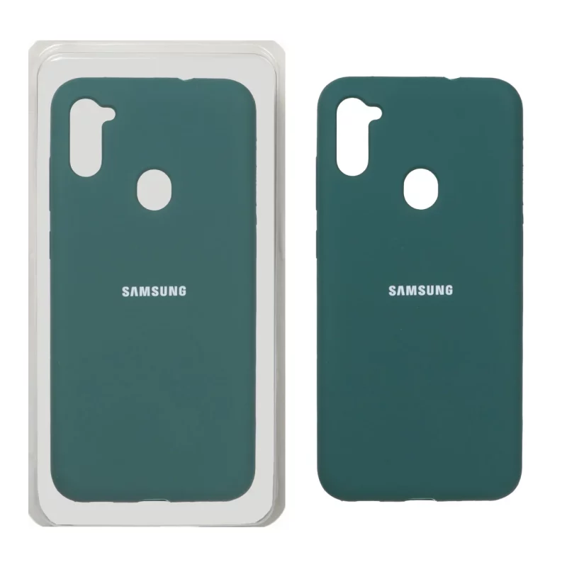 قاب سیلیکونی پاک کنی اورجینال Samsung Galaxy A11 / M11 - سبز (پک اصلی) - تصویر 2