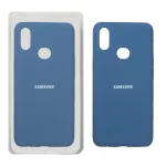 قاب سیلیکونی پاک کنی اورجینال Samsung Galaxy A10s - آبی تیره (پک اصلی)