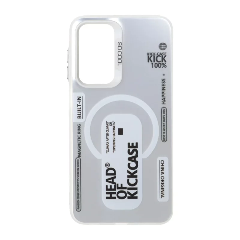 قاب SO COOL طرح مگ سیف Kick Case مدل Samsung Galaxy A17 / A26 - سفید - تصویر 2