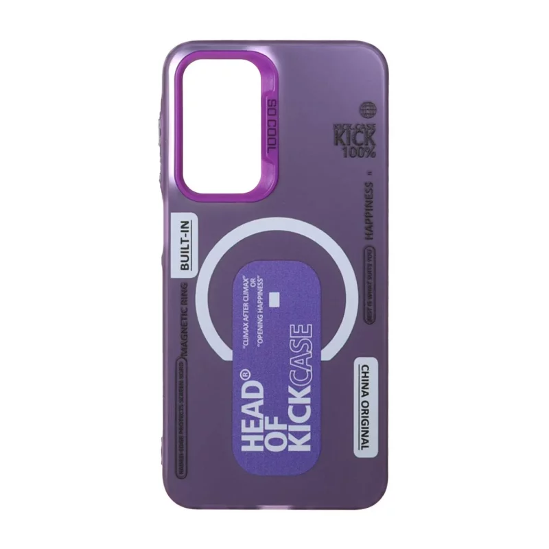 قاب SO COOL طرح مگ سیف Kick Case مدل Samsung Galaxy A17 / A26 - بنفش - تصویر 2