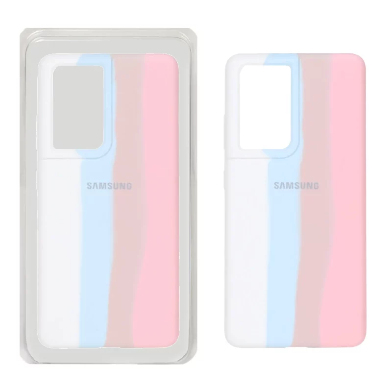 قاب سیلیکونی آبرنگی اورجینال Samsung Galaxy S21 Ultra - کد 1880 (پک دار) - تصویر 2