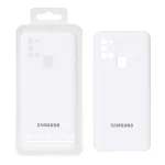 قاب سیلیکونی پاک کنی اورجینال Master Quality مدل Samsung Galaxy A21s - سفید (پک دار)