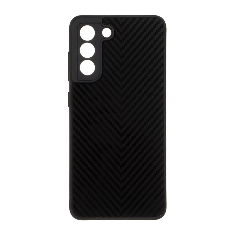 قاب طرح کربن PVD مدل Samsung Galaxy S21 FE - مشکی - تصویر 2
