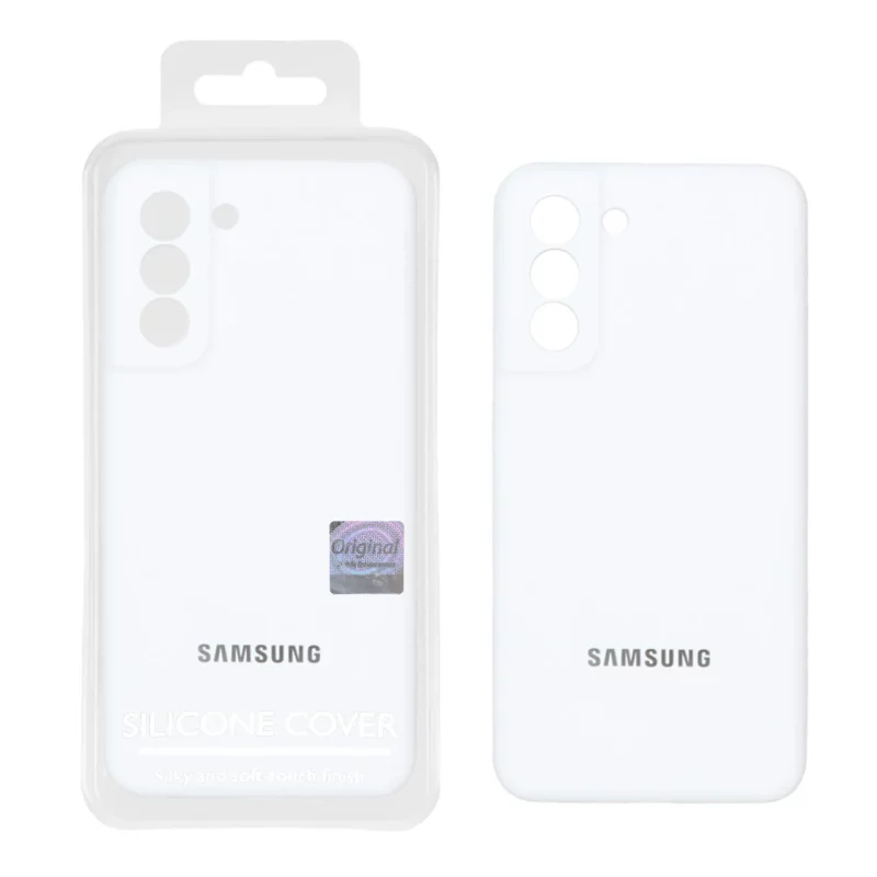 قاب سیلیکونی پاک کنی اورجینال Master Quality مدل Samsung Galaxy S21 FE - سفید (پک دار) - تصویر 2