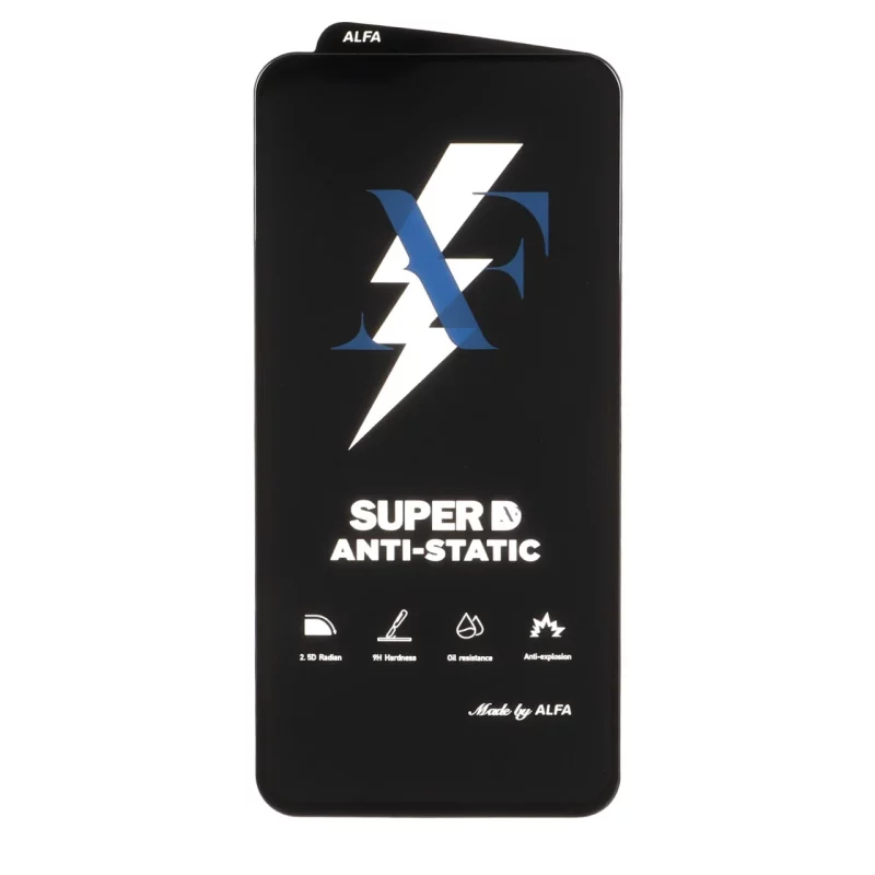 محافظ صفحه نمایش شیشه ای Super D Anti Static ALFA مدل Samsung Galaxy S23 FE / A54 / Honor 400 - تصویر 2