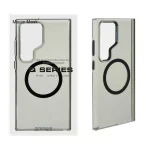 قاب اورجینال Magic Mask پشت سخت دودی MagSafe مدل Samsung Galaxy S24 Ultra (پک دار)