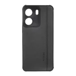 قاب طرح چرم RYOURK مدل Xiaomi Redmi 13C / Poco C65 - مشکی