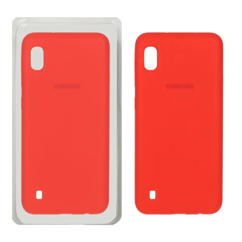 قاب سیلیکونی پاک کنی اورجینال Samsung Galaxy A10 / M10 - قرمز (پک دار) - تصویر 2