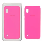 قاب سیلیکونی پاک کنی اورجینال Samsung Galaxy A10 / M10 - صورتی فانتزی (پک دار)