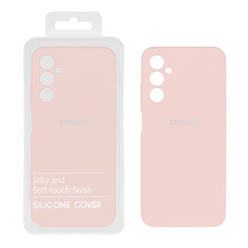 قاب سیلیکونی پاک کنی اورجینال درجه یک Samsung Galaxy A05s - کرم نارنجی (پک دار) - NTC - تصویر 2