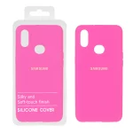 قاب سیلیکونی پاک کنی اورجینال درجه یک Samsung Galaxy A10s - صورتی فانتزی (پک دار) - NTC