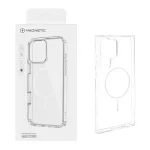 قاب اورجینال Magnetic دور ژله ای MagSafe مدل Samsung Galaxy S23 Ultra - سفید (پک دار)