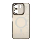 قاب Diamond Space طرح مگ سیف لنز گلس دار Xiaomi Redmi 13C / Poco C65 - مشکی - MPS