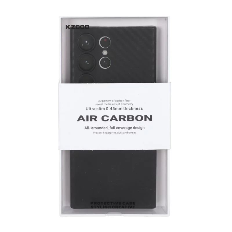 قاب محافظ لنزدار Original KDoo Air Carbon مدل Samsung Galaxy S23 Ultra - مشکی (پک دار) - NTC - تصویر 2
