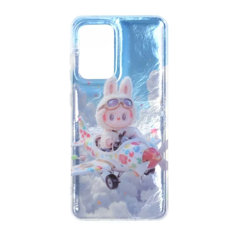 قاب اطلسی Labubu دور ژله ای Samsung Galaxy A52 / A52s - طرح 221 - تصویر 2