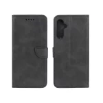 کیف چرمی موبایل مگنتی Samsung Galaxy A15 - مشکی