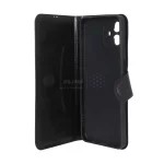 کیف موبایل چرمی مگنتی محافظ لنزدار Samsung Galaxy A07 - مشکی - تصویر 3