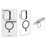 قاب اورجینال Q Series Bracket کریستالی Magsafe لنز استندشو Samsung Galaxy A17 / A16 / A26 - مشکی (پک دار)