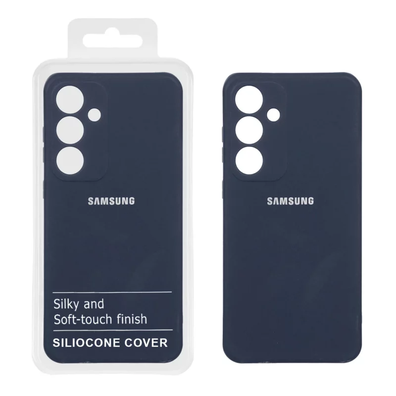 قاب نیو سیلیکون محافظ لنزدار RFF مدل Samsung Galaxy S25 FE - سرمه ای (پک دار) - تصویر 2