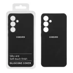 قاب نیو سیلیکون محافظ لنزدار RFF مدل Samsung Galaxy S25 FE - مشکی (پک دار)