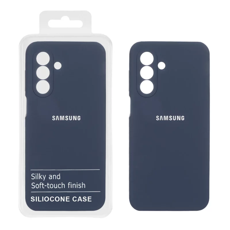قاب سیلیکونی پاک کنی اورجینال درجه یک Samsung Galaxy A17 / A26 - سرمه ای (پک دار) - تصویر 2