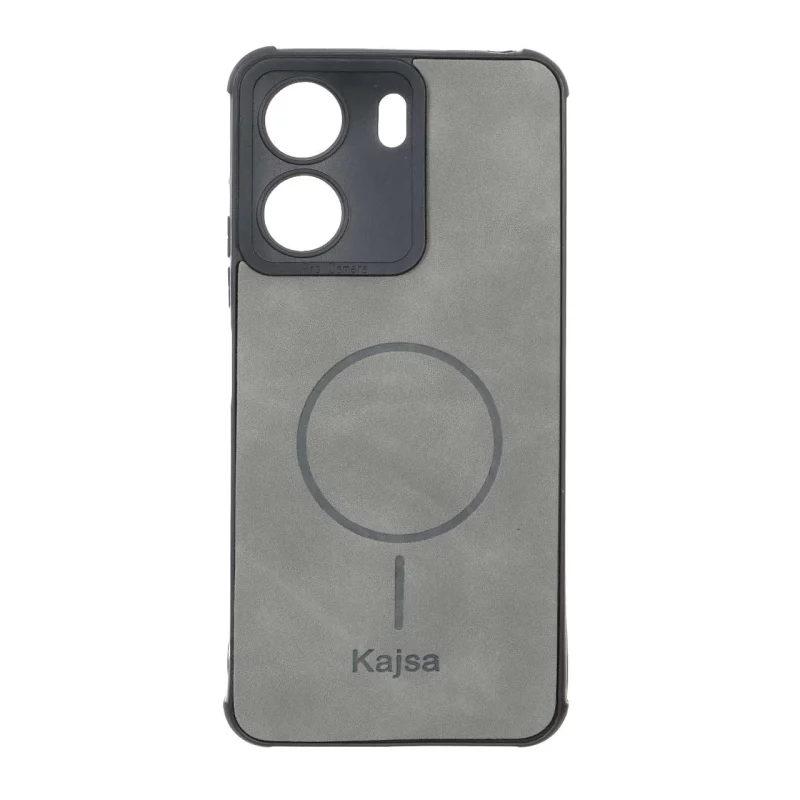 قاب جیر Kajsa طرح مگ سیف MNC مدل Xiaomi Redmi 13C / Poco C65 - طوسی - تصویر 2