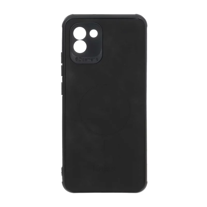 قاب جیر Kajsa طرح مگ سیف MNC مدل Samsung Galaxy A03 - مشکی - تصویر 2