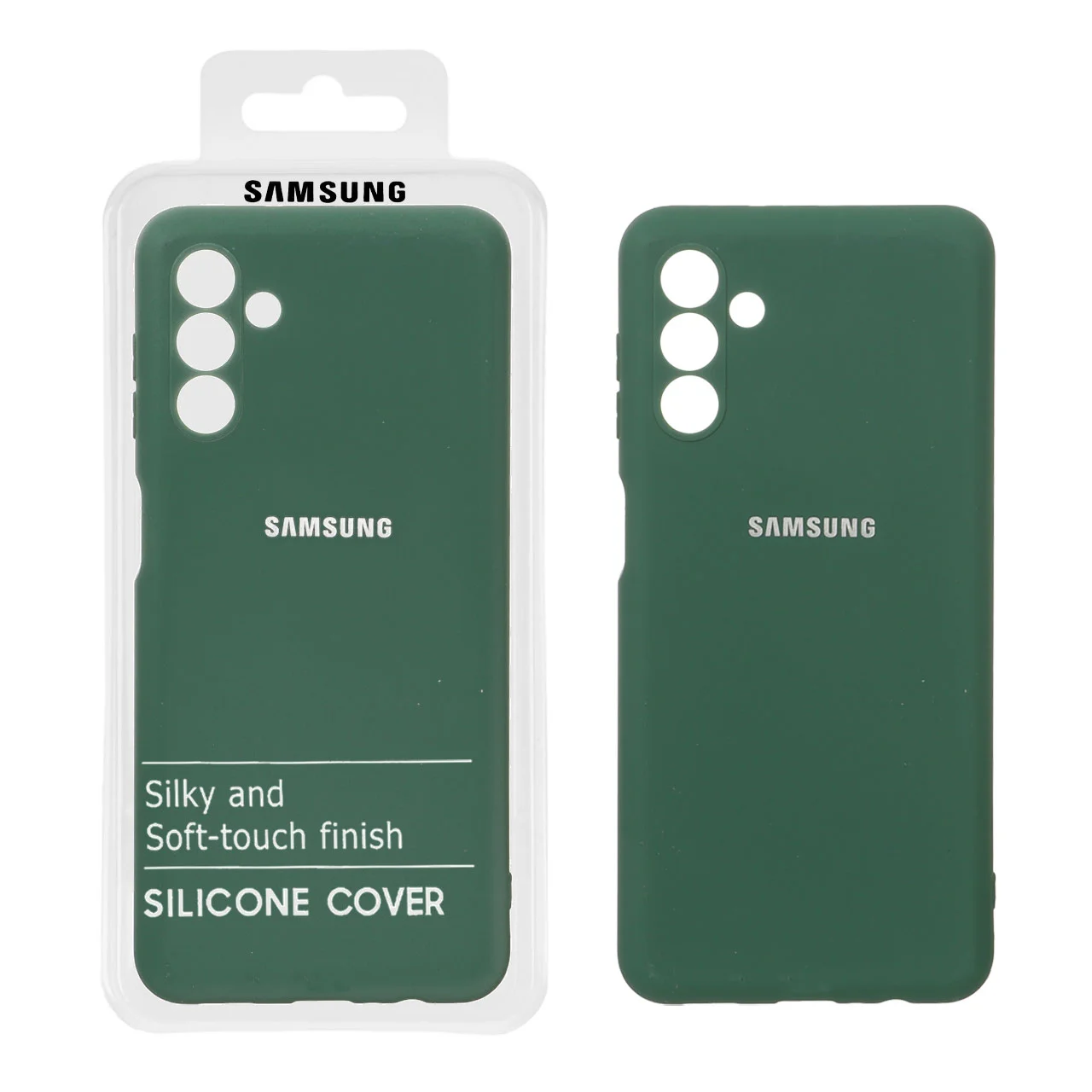 19178-1574530-1 قاب نیو سیلیکون محافظ لنزدار RFF مدل Samsung Galaxy A13 5G / A04s / M13 4G / M23 / F13 - سبز (پک دار) - تصویر 1