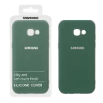 قاب نیو سیلیکون محافظ لنزدار RFF مدل Samsung Galaxy A520 / A5 (2017) - سبز (پک دار)