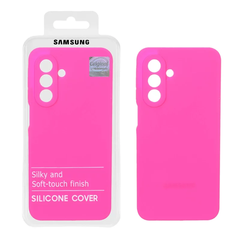 قاب سیلیکونی پاک کنی اورجینال Master Quality مدل Samsung Galaxy A17 / A26 - صورتی فانتزی (پک دار) - تصویر 2