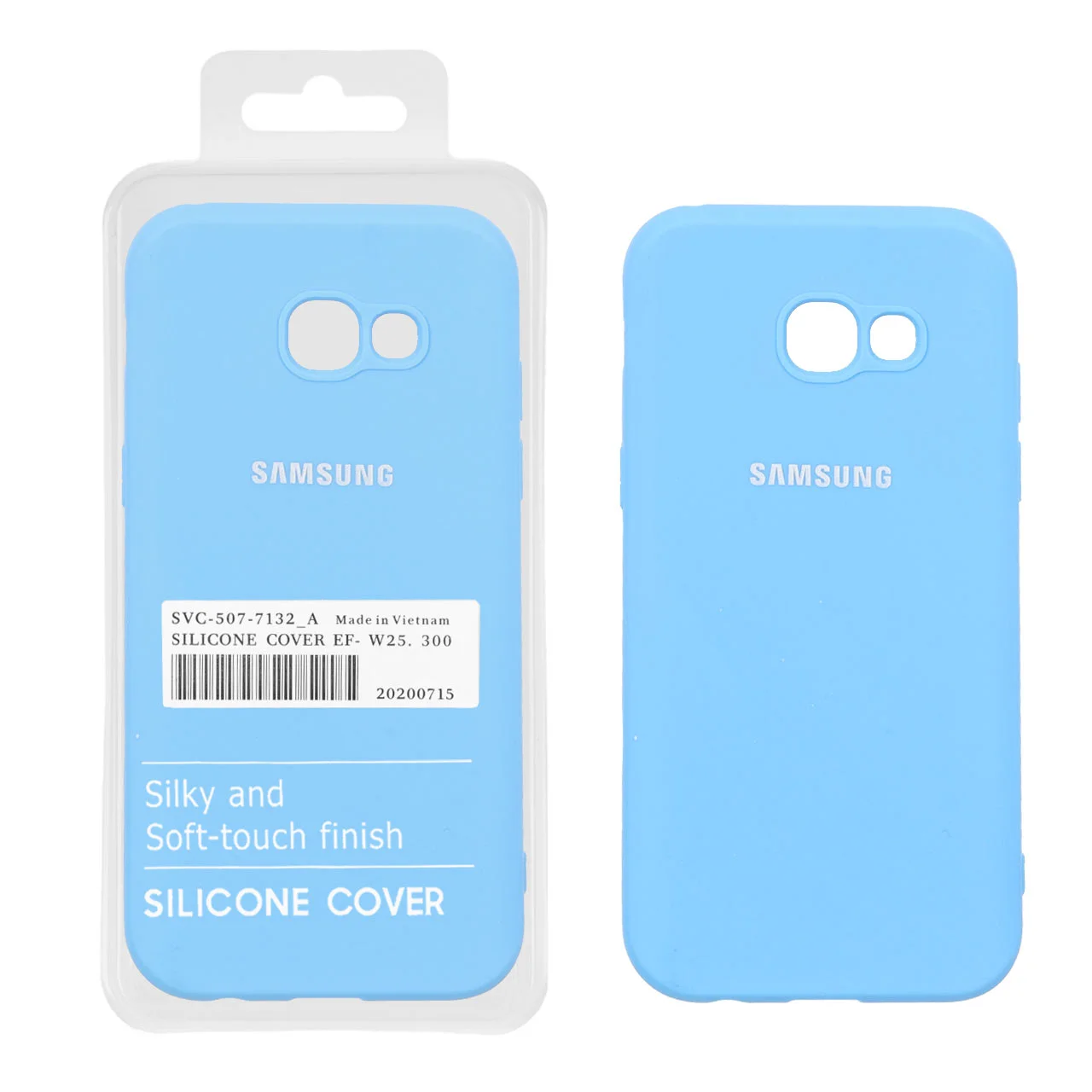 19178-1577822-1 قاب نیو سیلیکون محافظ لنزدار RFF مدل Samsung Galaxy A520 / A5 (2017) - آبی (پک دار) - تصویر 1