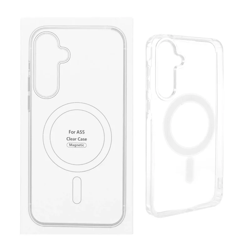قاب شفاف Samsung Galaxy A35 / A55 با قابلیت شارژ NTC - MagSafe (پک دار) - تصویر 2
