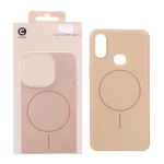 قاب C Case براق MagSafe داخل خز Samsung Galaxy A10s - نسکافه ای (پک دار)
