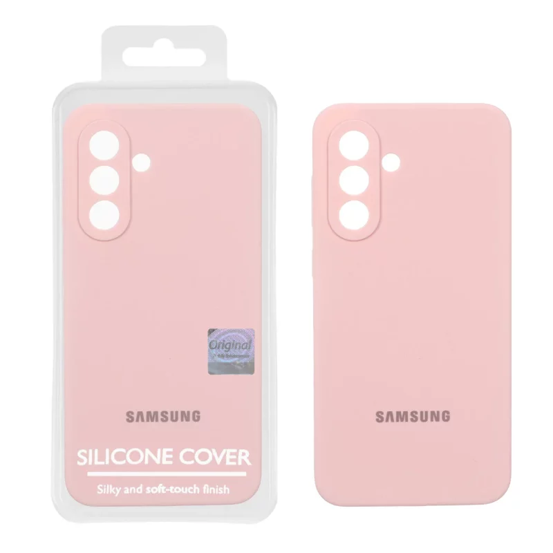 قاب سیلیکونی پاک کنی اورجینال Master Quality مدل Samsung Galaxy A56 / A36 - صورتی چرک (پک دار) - تصویر 2