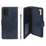 کیف موبایل مگنتی درجه یک داخل خز MNC Plus مدل Samsung Galaxy A03s / A02s - سرمه ای