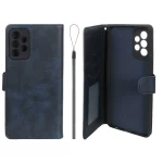 کیف موبایل مگنتی درجه یک داخل خز MNC Plus مدل Samsung Galaxy A72 - سرمه ای