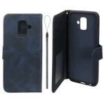 کیف موبایل مگنتی درجه یک داخل خز MNC Plus مدل Samsung Galaxy A6 - سرمه ای