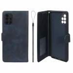 کیف موبایل مگنتی درجه یک داخل خز MNC Plus مدل Samsung Galaxy A71 - سرمه ای